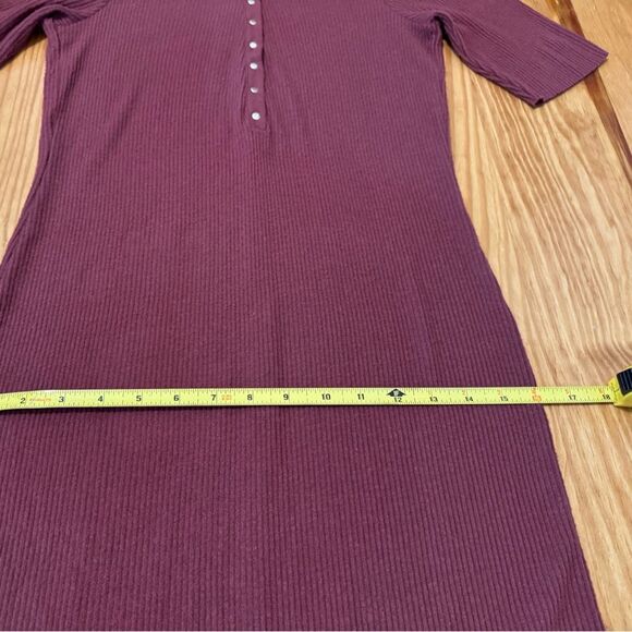 Nation LTD - Dionne Collared Snap Dress Rust Color Women’s SIZE MED - Picture 9 of 14